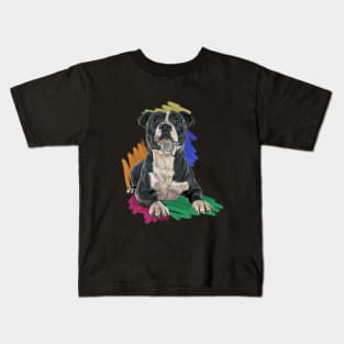 The Staffordshire Bull Terrier Kids T-Shirt